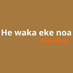 Te reo "all in this together" Mapple Tee Design